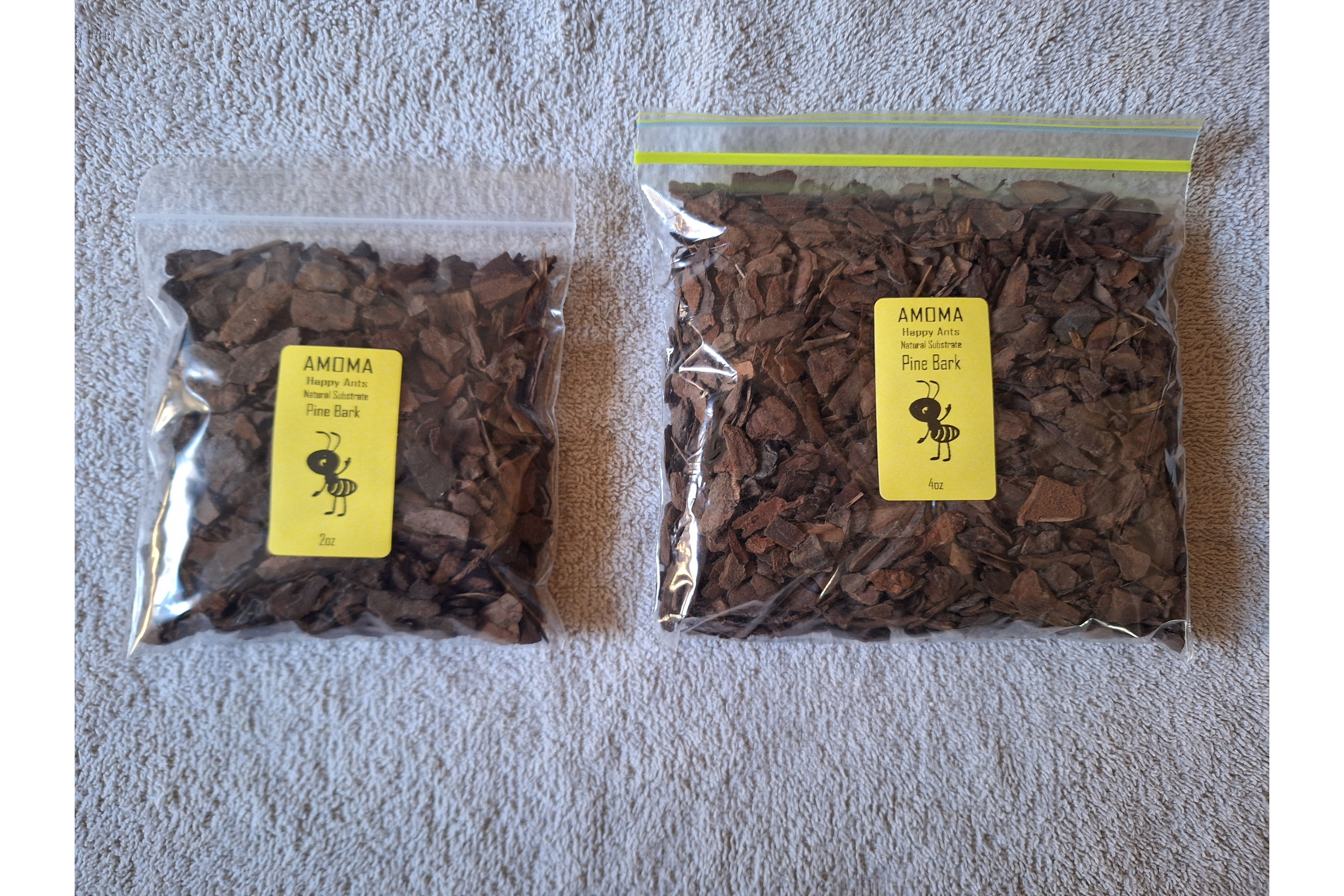 Amoma Happy Ants Natural Substrate Pine Bark Chips for Queen Ant Colonies