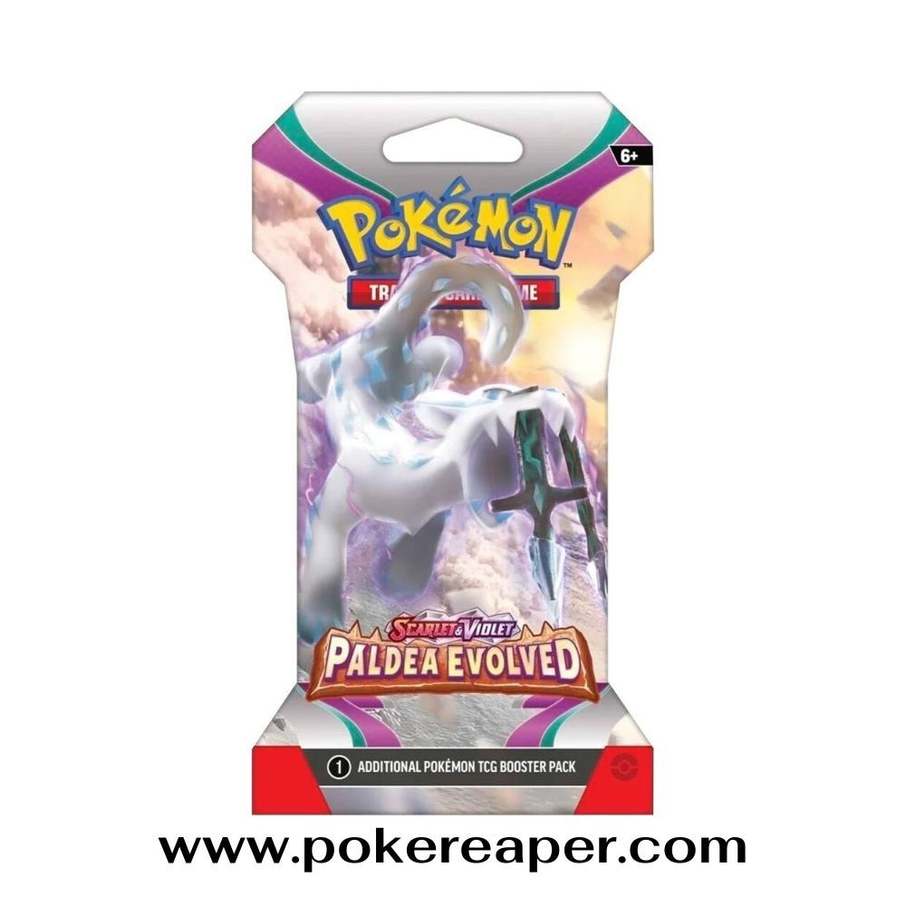 Pokemon Paldea Evolved Sleeved Booster Pack Poke Reaper www.pokereaper.com