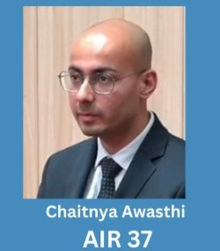 Chaitnya Awasthi law optional UPSC/IAS 2022 With AIR 37