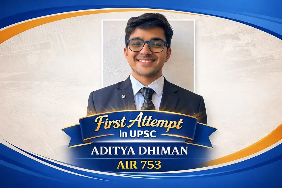 Aditya Dhiman Law optional UPSC