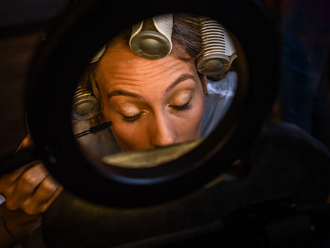 Getting ready wedding fotos - hartog fotografie