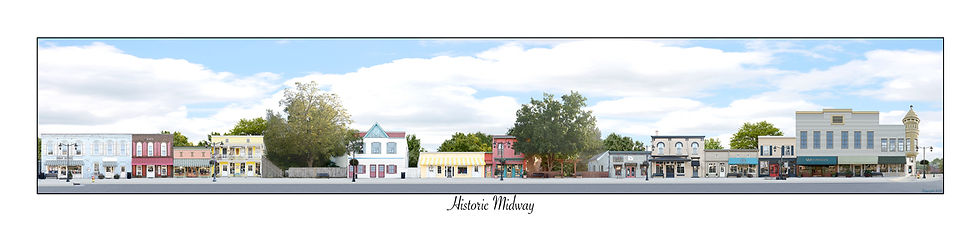 Historic Midway Post Card/Bookmark Lower