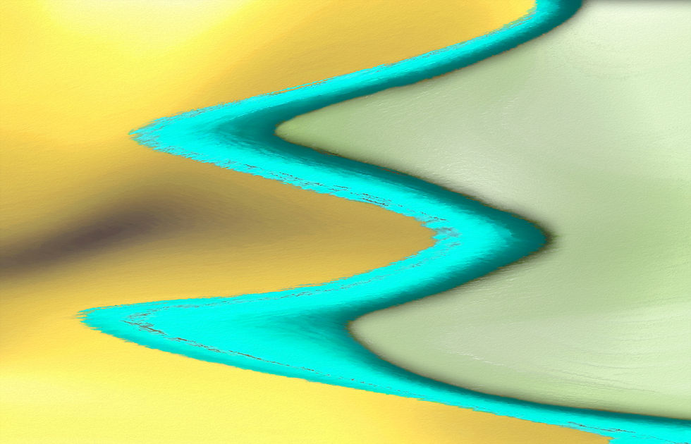 Thumbnail: Ice World 9x14 Without Border is a contemporary modern abstract fine art print showcasing a warm but Icy abstract world