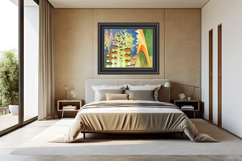 Thumbnail: The Watchers 32x40 Abstract Without Border Room Image Size Example