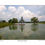 Thumbnail: Kentucky Comfort 11x14 Kentucky horse farm landscape art print that showcases a view of a Gazebo and pond