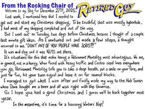 Saturday, December 27th, 2025