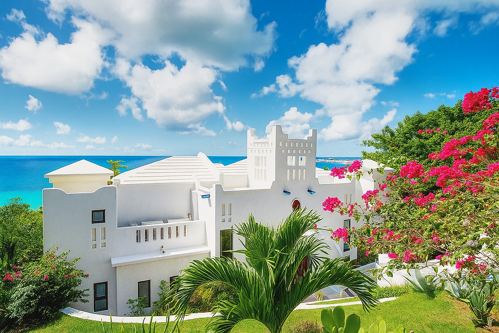 Beautiful Villa Oceane in Pelican Key, Sint Maarten.