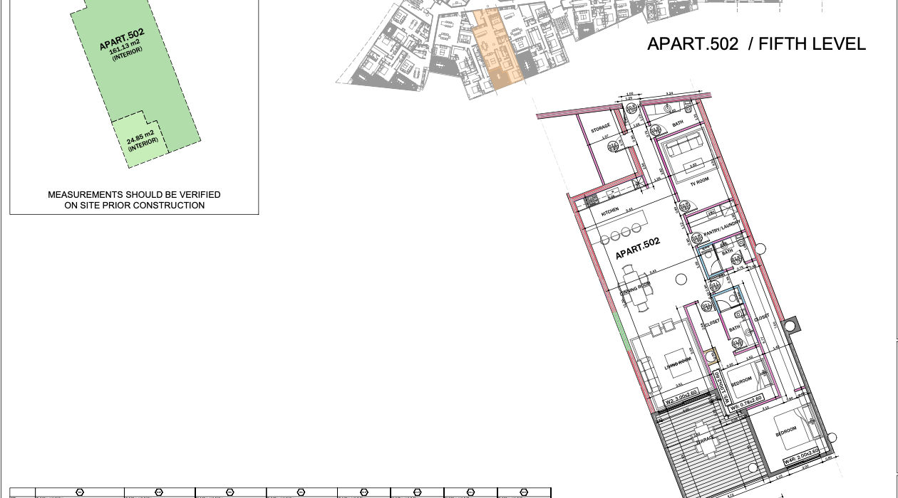 Buy condo Sint Maarten Ocean Blue Residence Cupecoy modern apartment exterior Floorplan