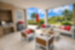 Large Terrace 2-Bedroom Condo for Sale in Blue Marine, Maho