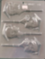 Mold with 4 Graduated Heads Lolly