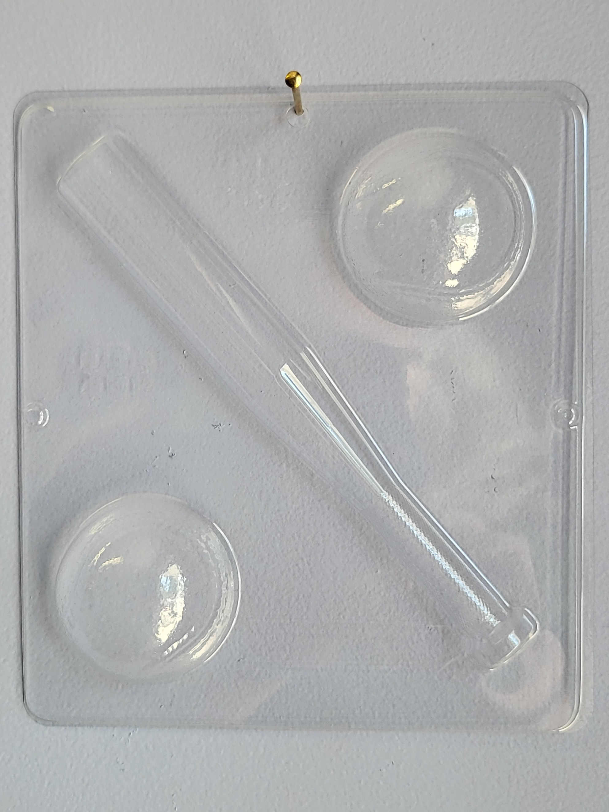 Baseball and Bat Chocolate Mold