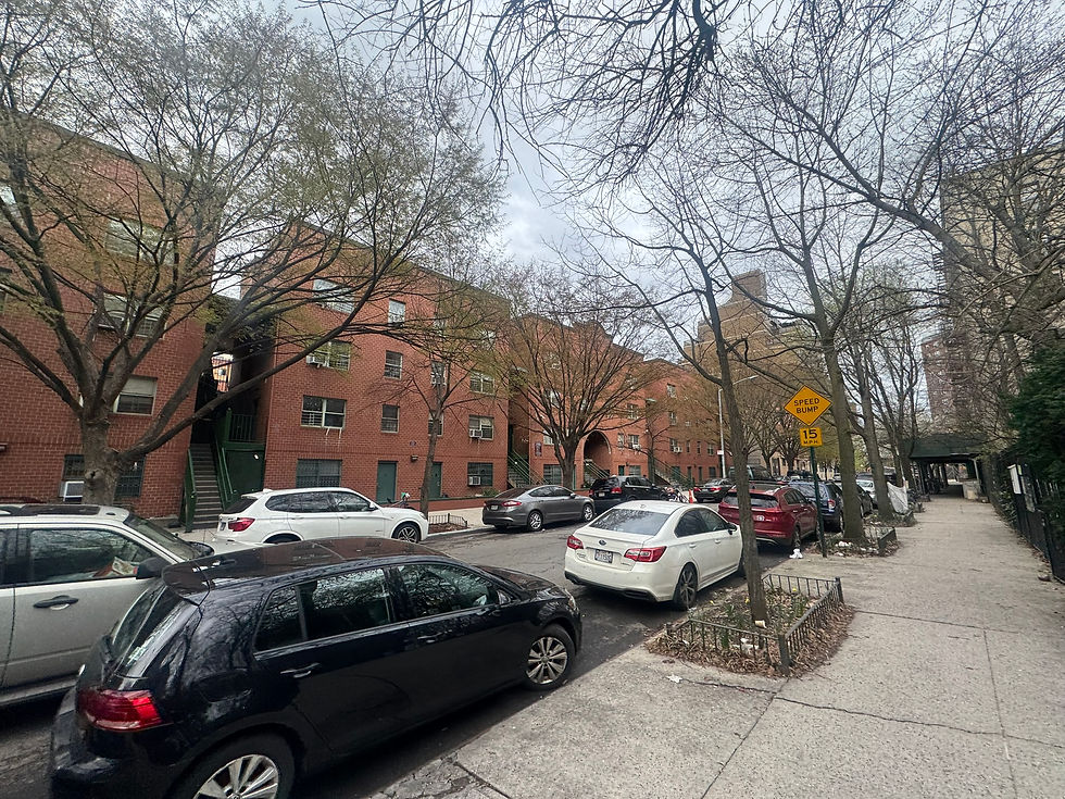 It took some working out but this is around about the same angle looking towards where the apartment building used to stand.