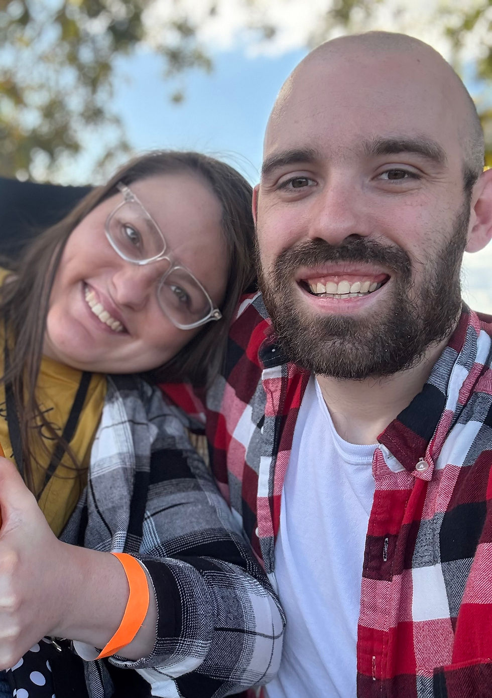 My sweetheart husband and I