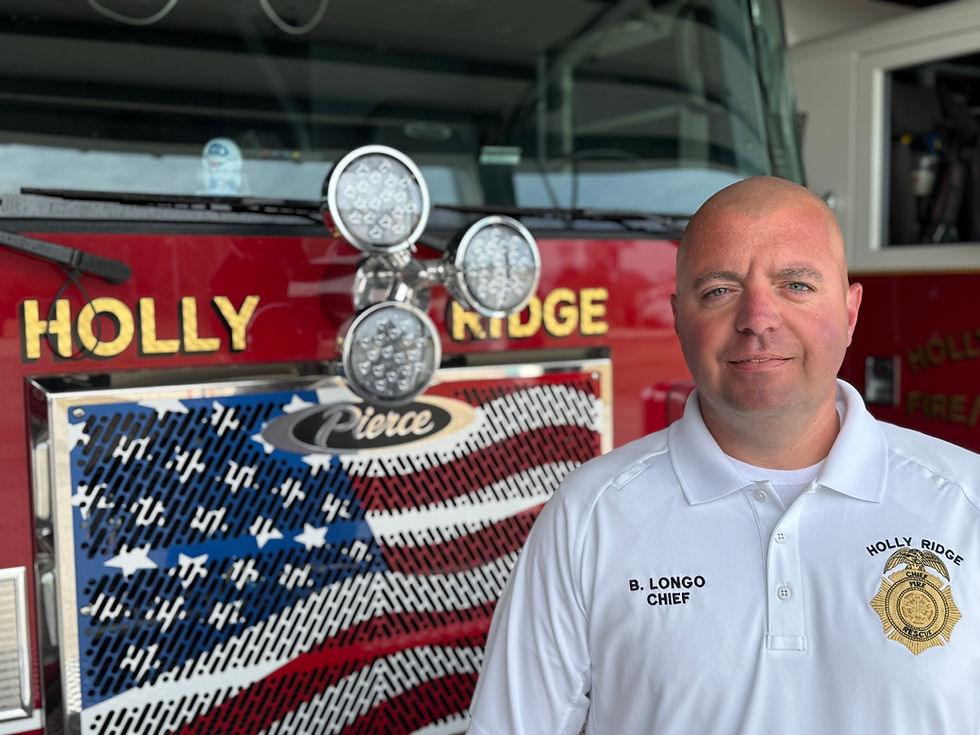 Holly Ridge Fire Chief Brandon Longo