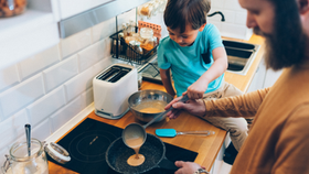 Shhhh 🤫 ... It's a secret : The P Family secret 1 2 3 4 pancakes! recipe
