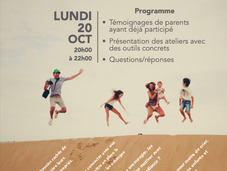 CONFÉRENCE à L'école Massillon le 20 octobre 2022 à 20h