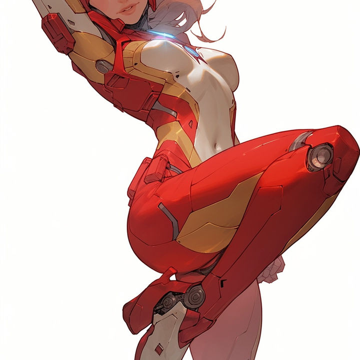 baby_Goku_Female_iron_man_flying_upmarvelin_style_of_frank_fran_dc715d31-ac64-4649-a714-fd