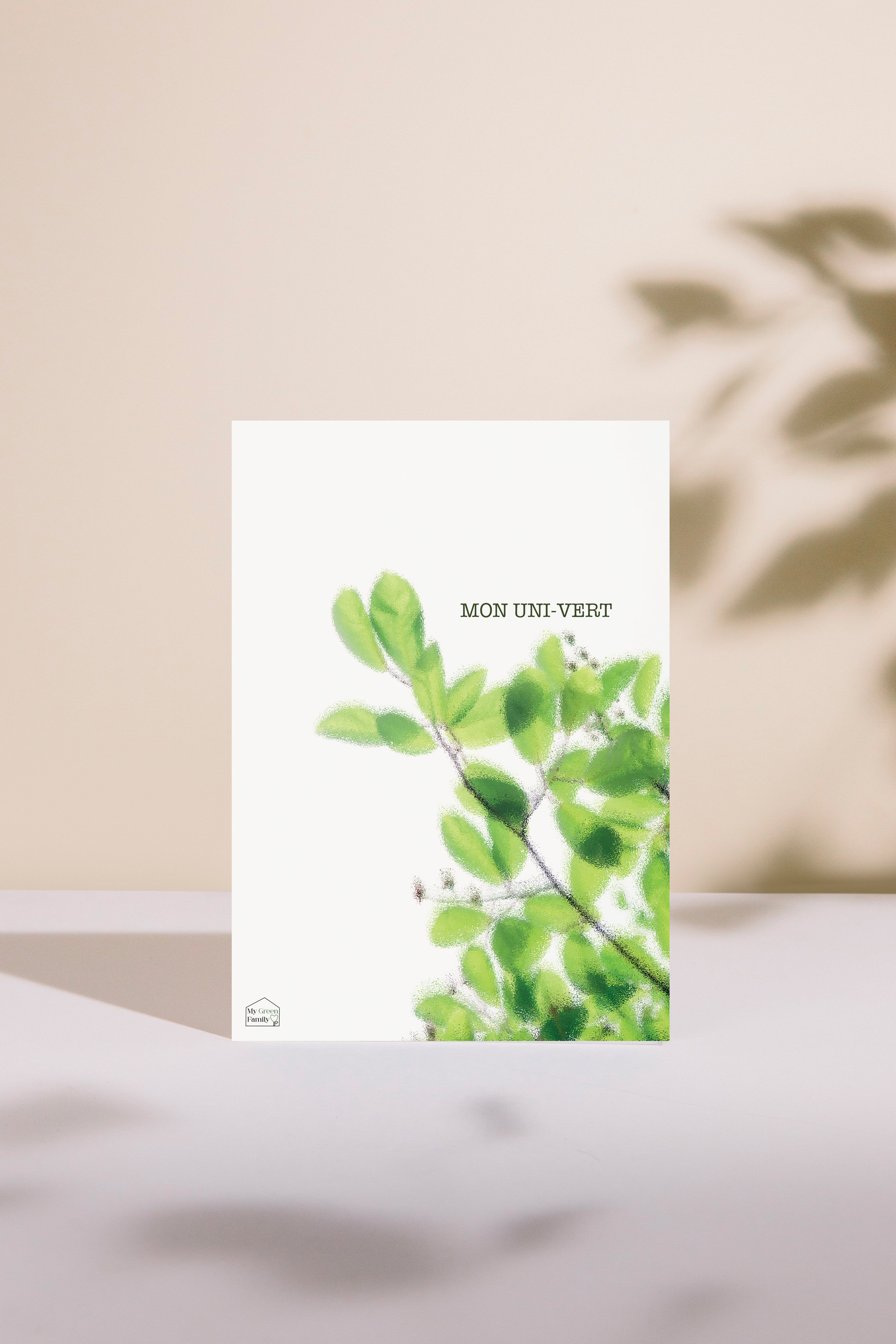 Affiche MON UNI-VERT