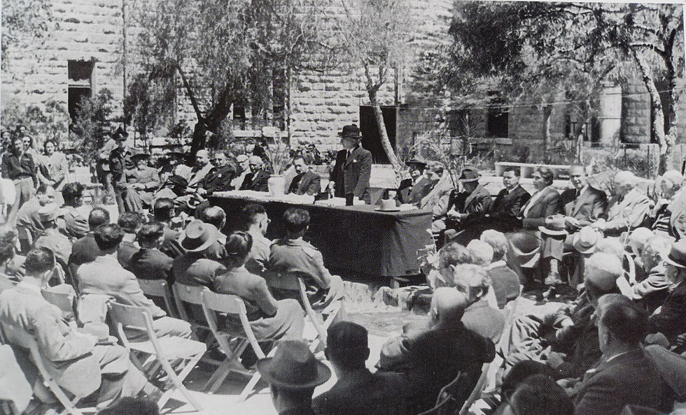 Opening of the 1949 school year, Terra Santa