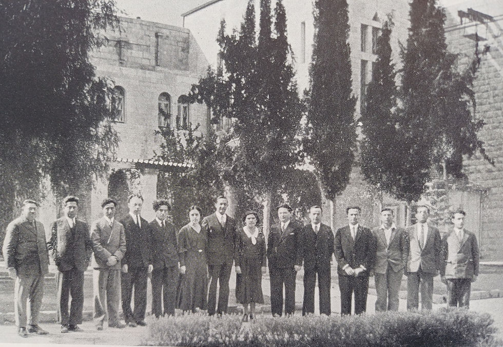 The first graduate of the Hebrew University