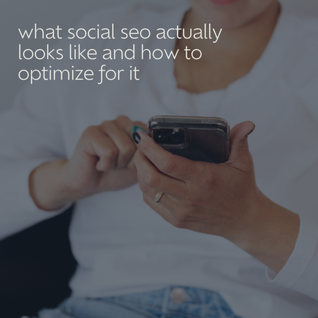 what “social seo” actually looks like (and how to optimize for It)