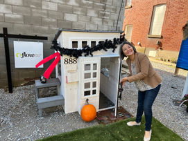 Our playhouse at Duran Place for Kids in downtown Oakville!