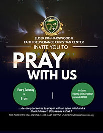 Every Tuesday at 6 pm via Zoom