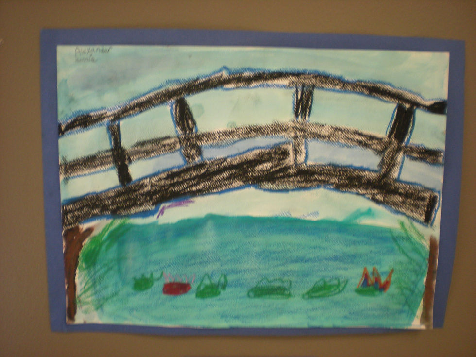 Bridge Over Water Lillies