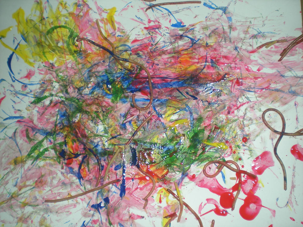 Spaghetti Painting