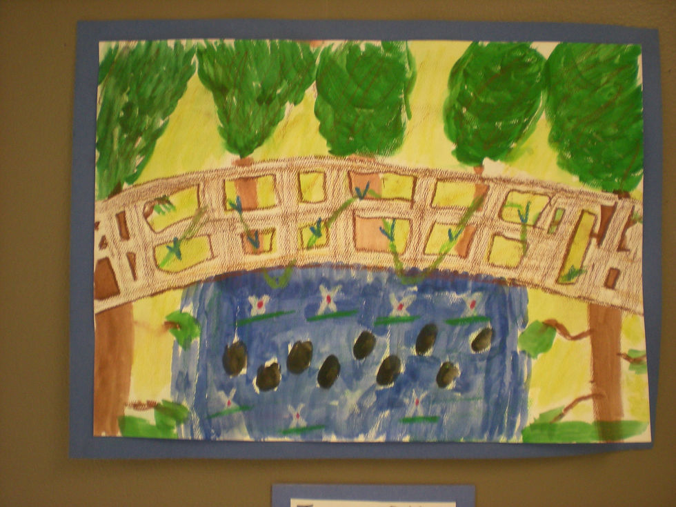 Bridge Over Water Lillies