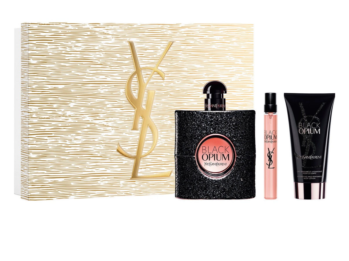 Black Opium 3 pc. Eau de Parfum Fragrance and Body Lotion Holiday Gift Set