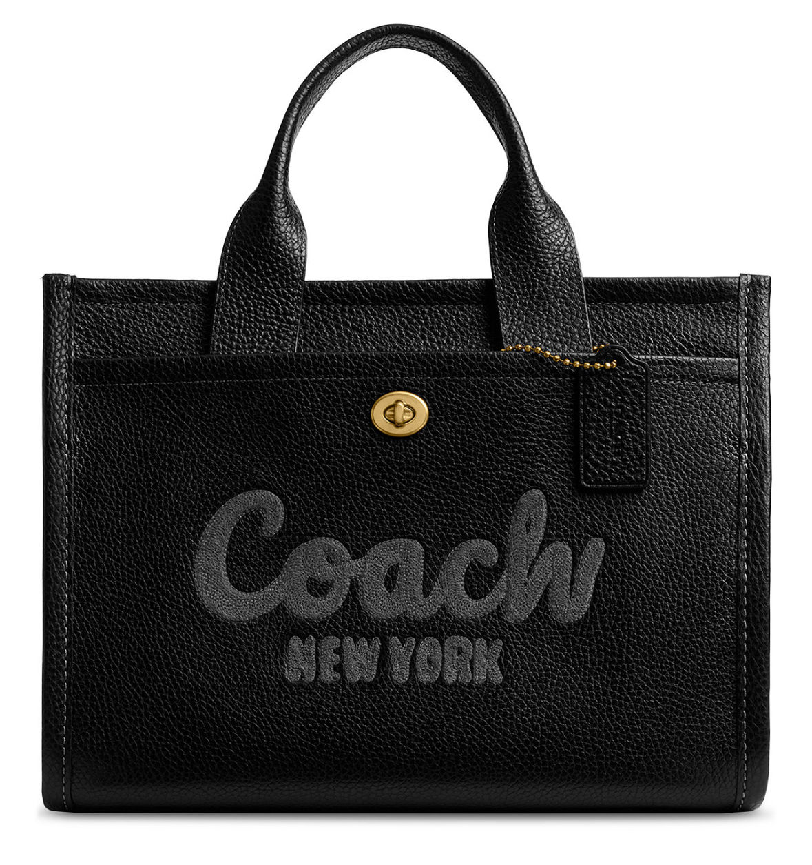 Medium Bubble Leather Cargo Tote Bag