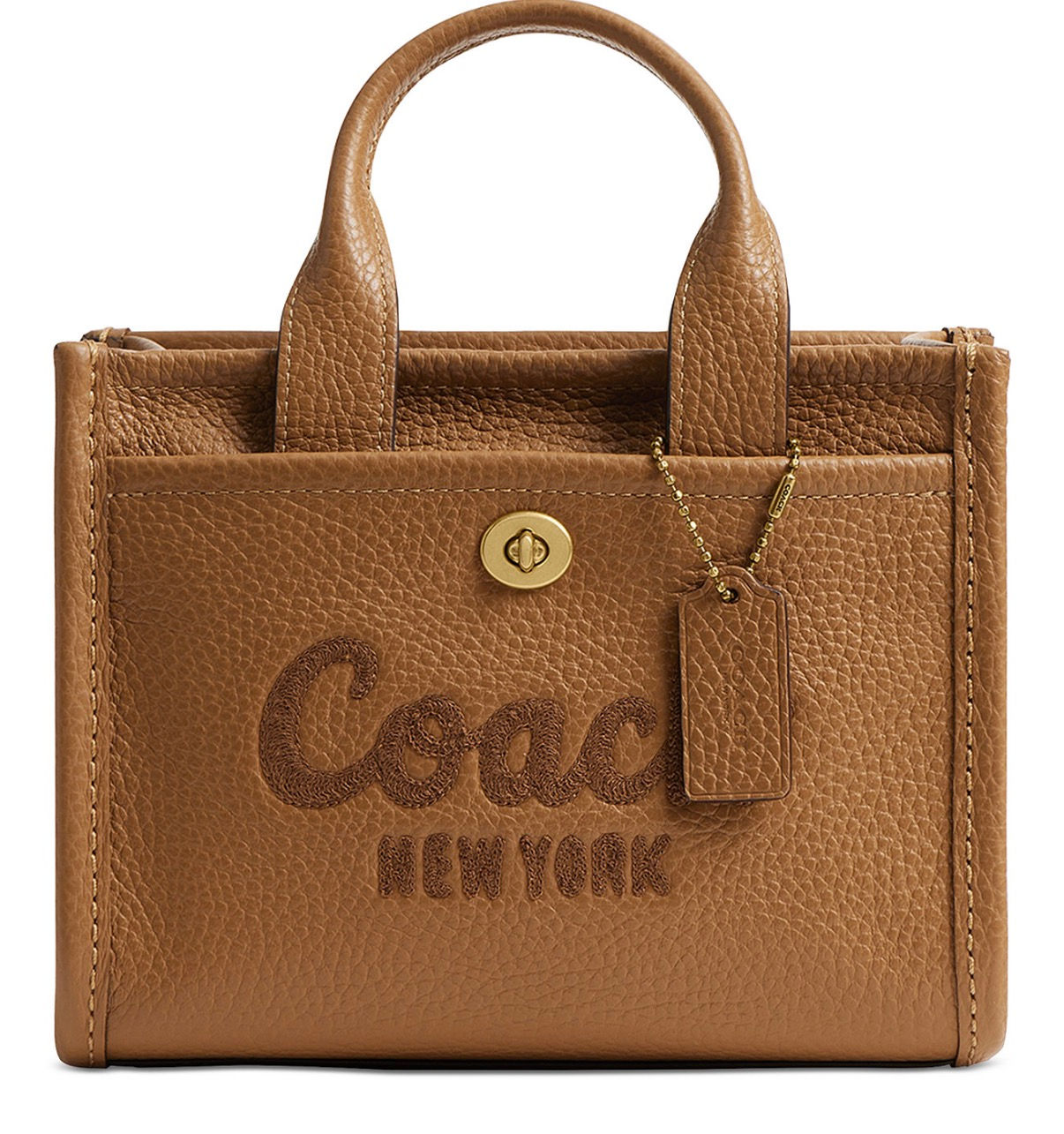 COACH Cargo Mini Bubble Leather tote bag 20