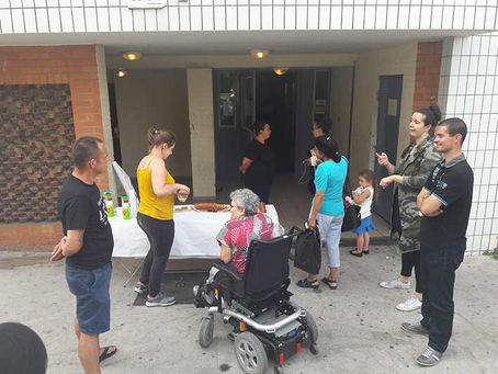 Les habitants de l'Hostellerie de Franconville fiers de leurs jeunes...