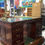 Thumbnail: Large Executive Antique Timber Office Desk with Multiple Drawers