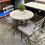 Thumbnail: Outdoor Mosaic Table Set (Table + 2 Chairs)