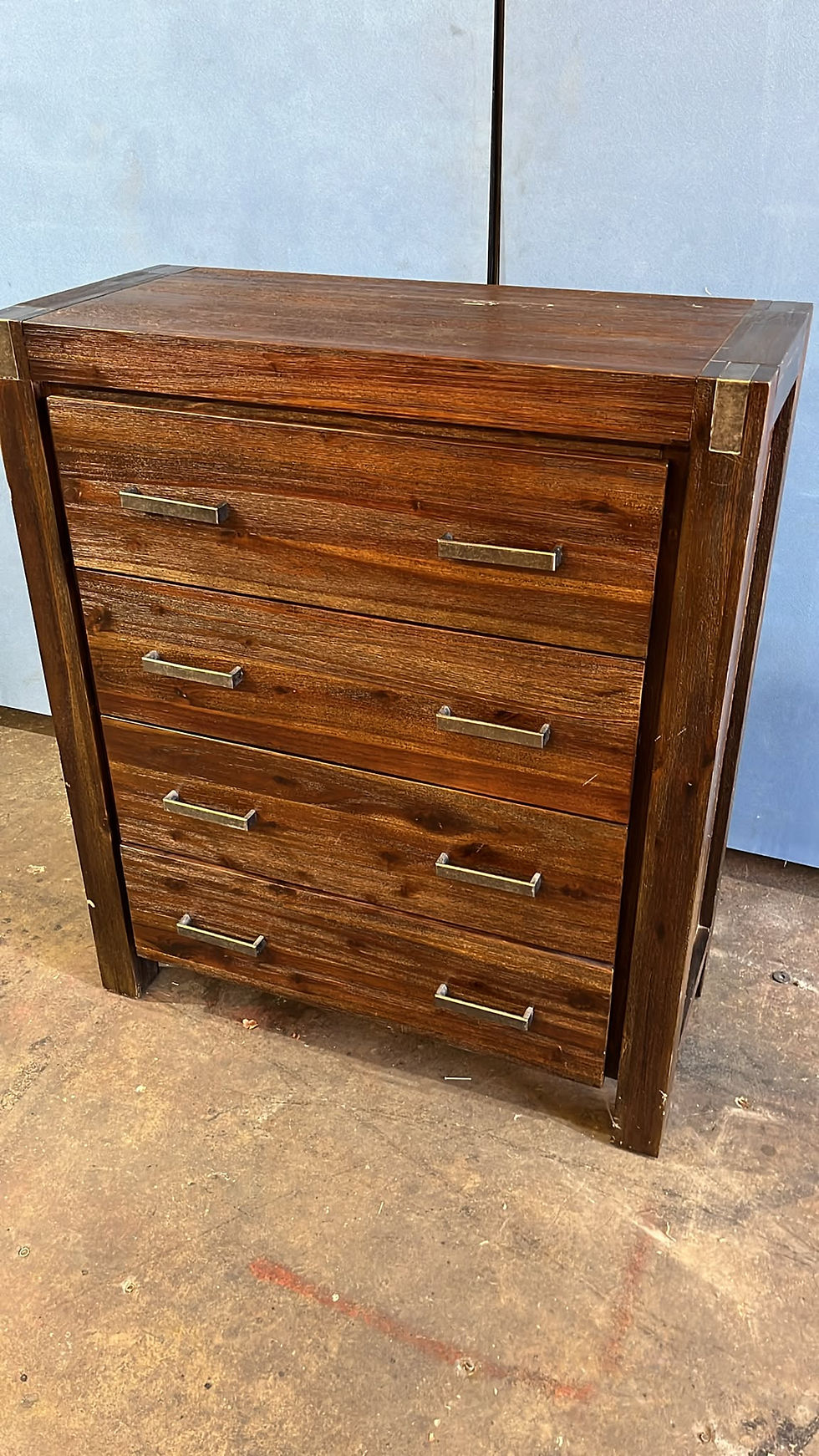 Thumbnail: Dark Timber Chest of Drawers