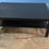 Thumbnail: Black Wooden Coffee Table with Shelf