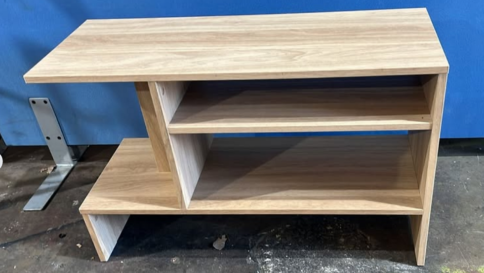 Thumbnail: Wooden Side Table with Shelves