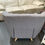 Thumbnail: Grey Tufted Fabric Armchair