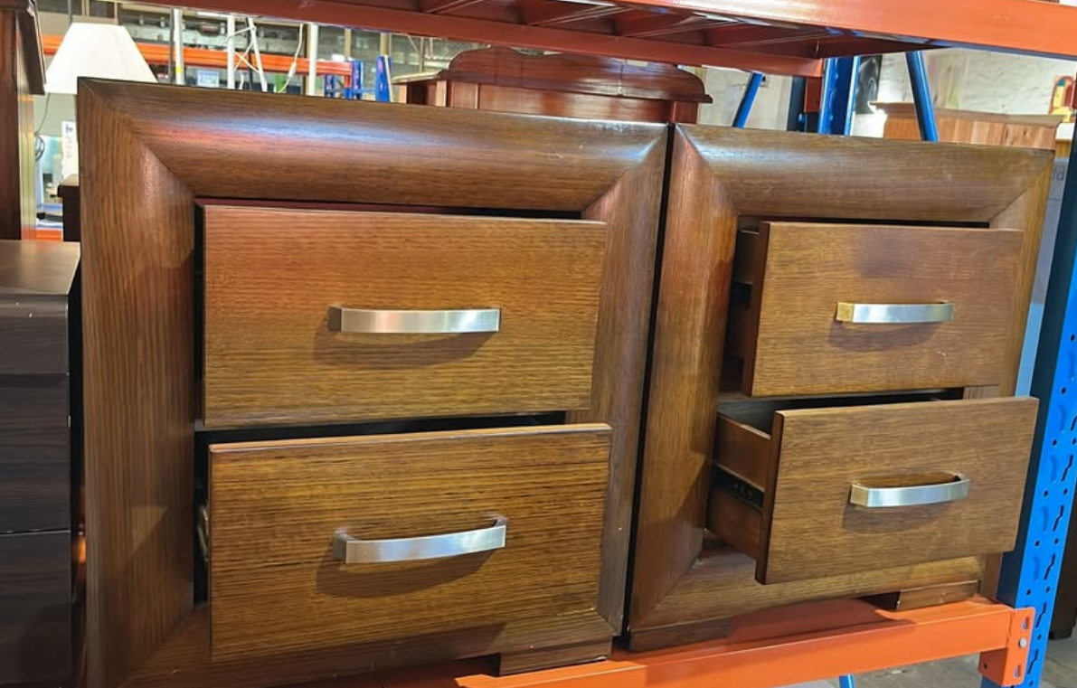 Pair of Bedside Tables – 2 Drawer