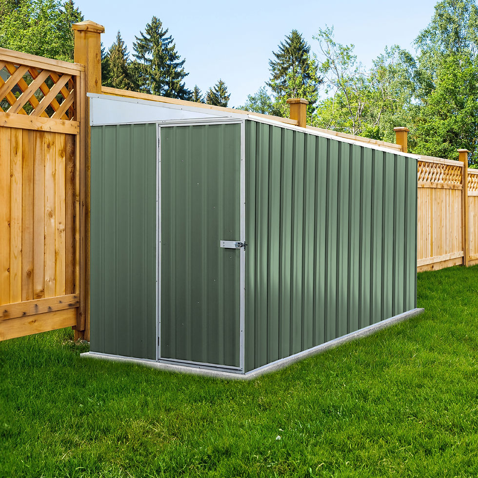 Thumbnail: 5 x 10ft Narrow Shed Pale Eucalypt Lifestyles
