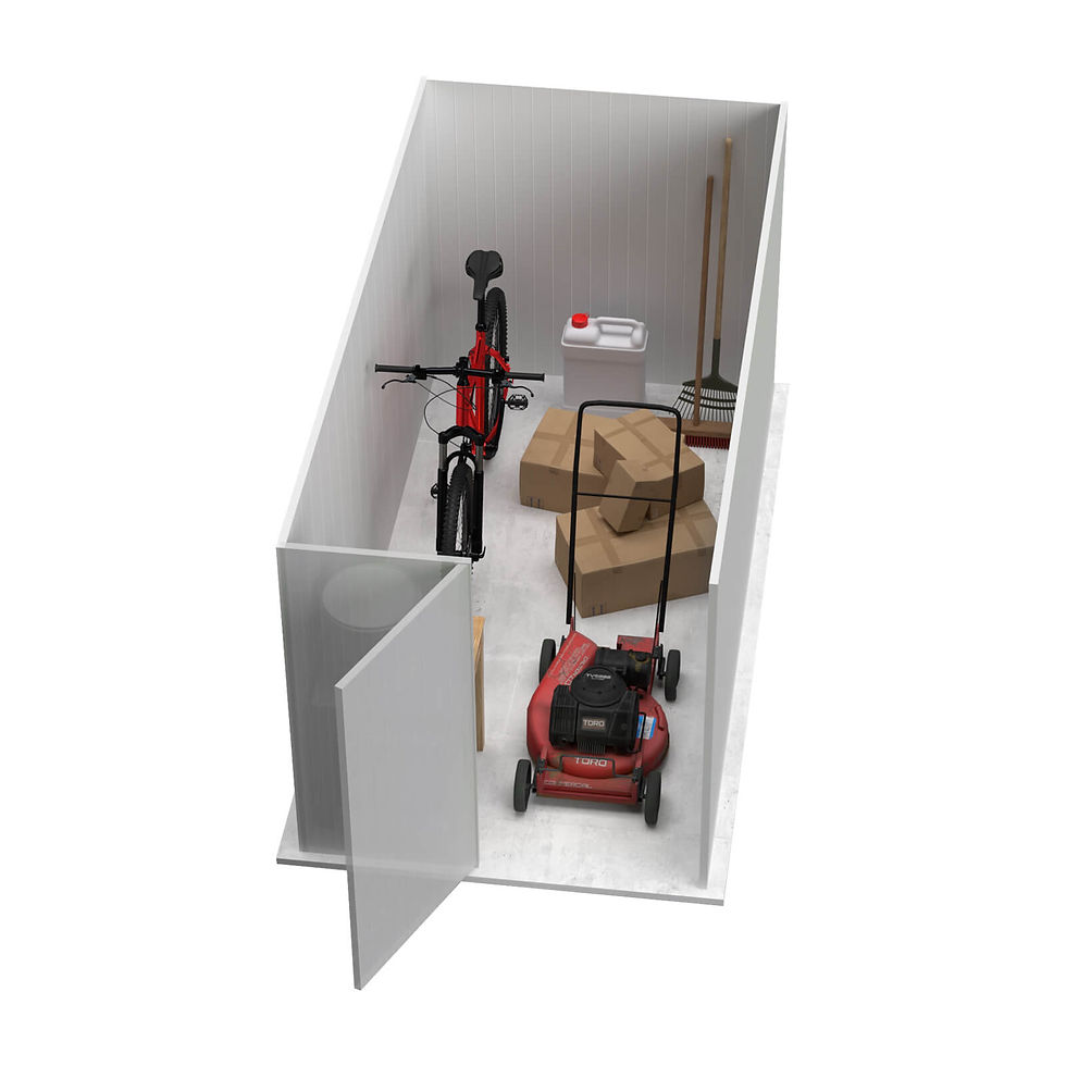 Thumbnail: 5 x 10ft Narrow Shed Top View
