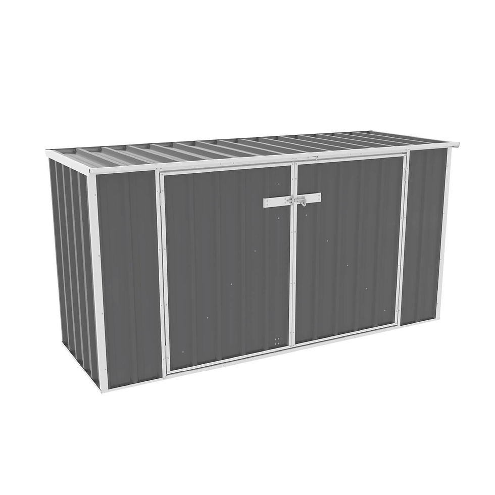 7 x 3ft Bin Cover Woodland Grey 