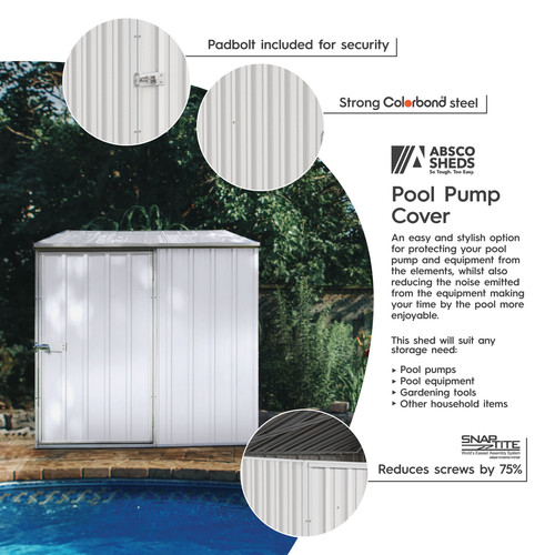 5 x 5ft Pool Pump Cover | Absco Garden Sheds