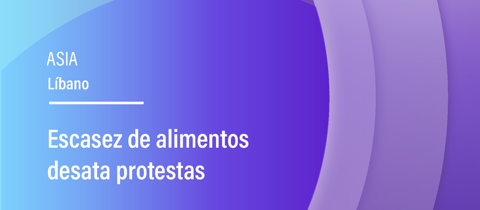 Escasez de alimentos desata protestas