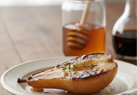 Roasted Pears with Balsamic and Honey