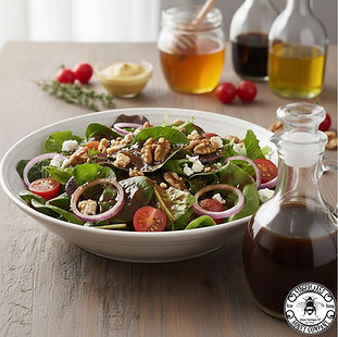 Side Salad with Honey Balsamic Vinaigrette