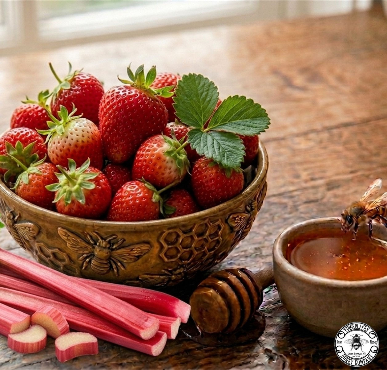 HONEY STRAWBERRY RHUBARB JAMS & JELLIES