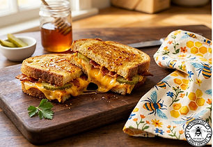 FHC Ultimate Grilled Cheese Sting Honey Sandwich